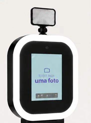 Totem Frame com luz branca